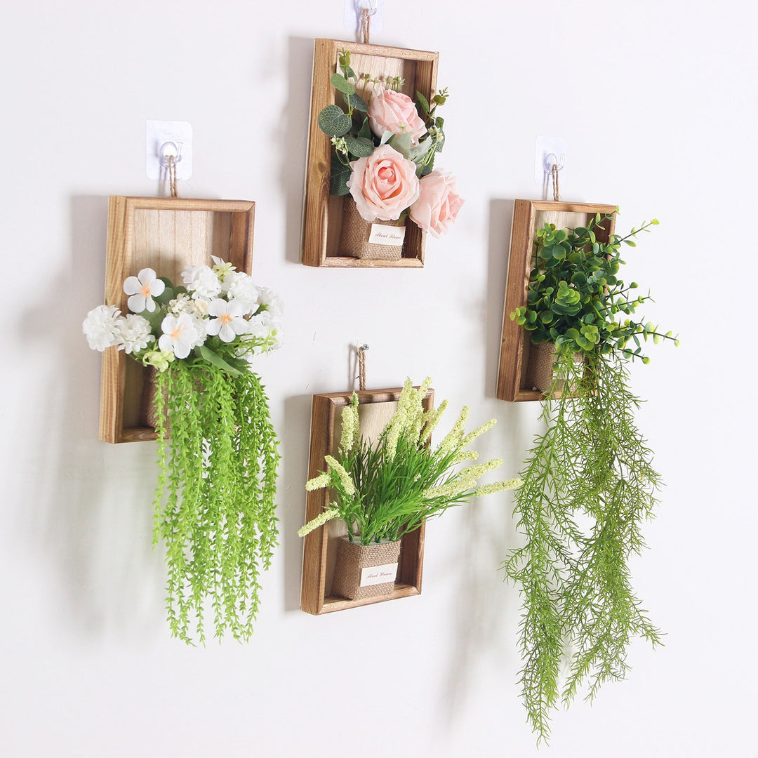 Wandgemonteerde Decoratieve Bloemrijke Hangplant