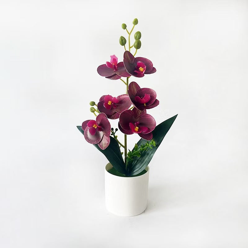 Elegante Kunstmatige Orchideeplant Arrangement voor Binnengebruik