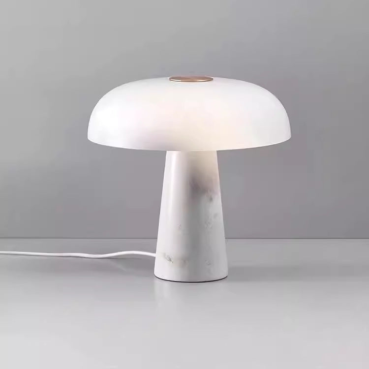 Elegante Marmeren Paddenstoel Tafellamp