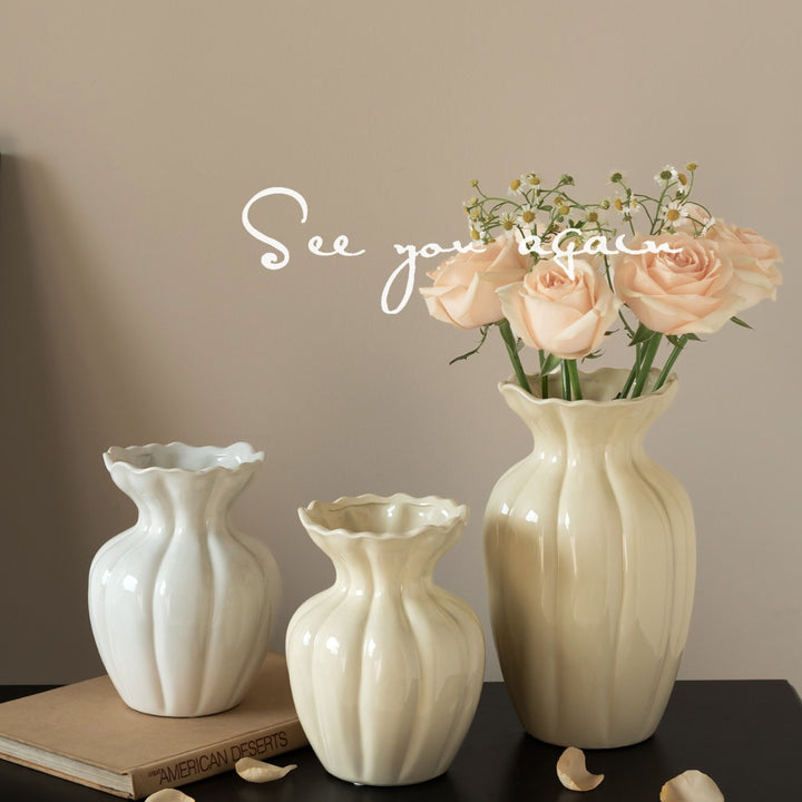 Elegante Uitlopende Keramische Bloemvaas