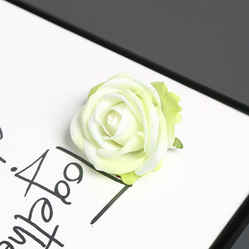 Elegante Zijde Rozen Speld voor Decoratief Gebruik
