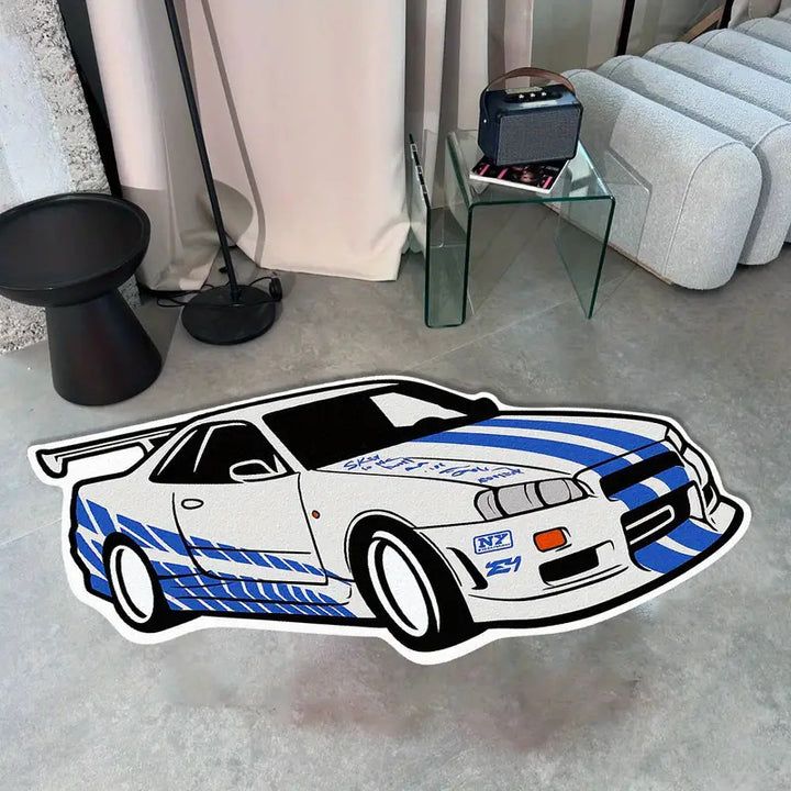 Sportauto-Thema Area Rug