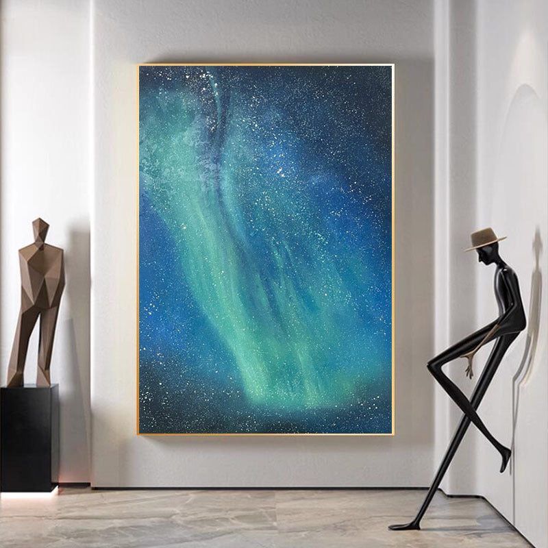 Hemelse Noordelijke Lichten Canvas Kunstwerk