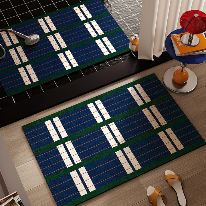 Geometrisch Patroon Antislip Badmat