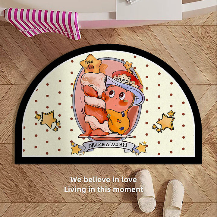 Schattige Cartoon Themed Deurmat voor Thuis Entree