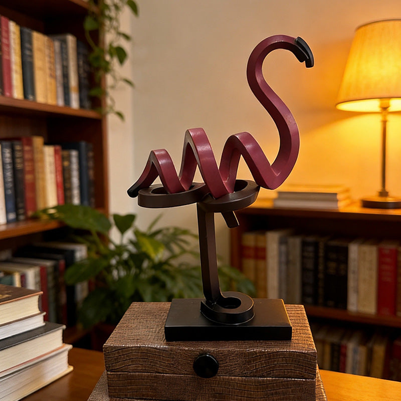 Decoratieve Flamingo Beeldhouwwerk