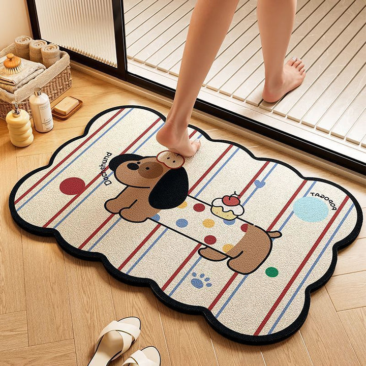 Schattige Teckel Badmat