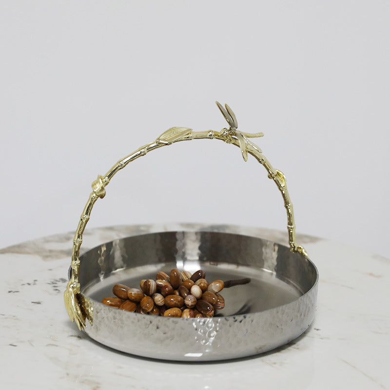 Decoratieve Serveerschaal met Elegante Handgreep