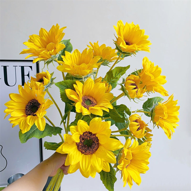 Kunstmatige Zonnebloem Steel