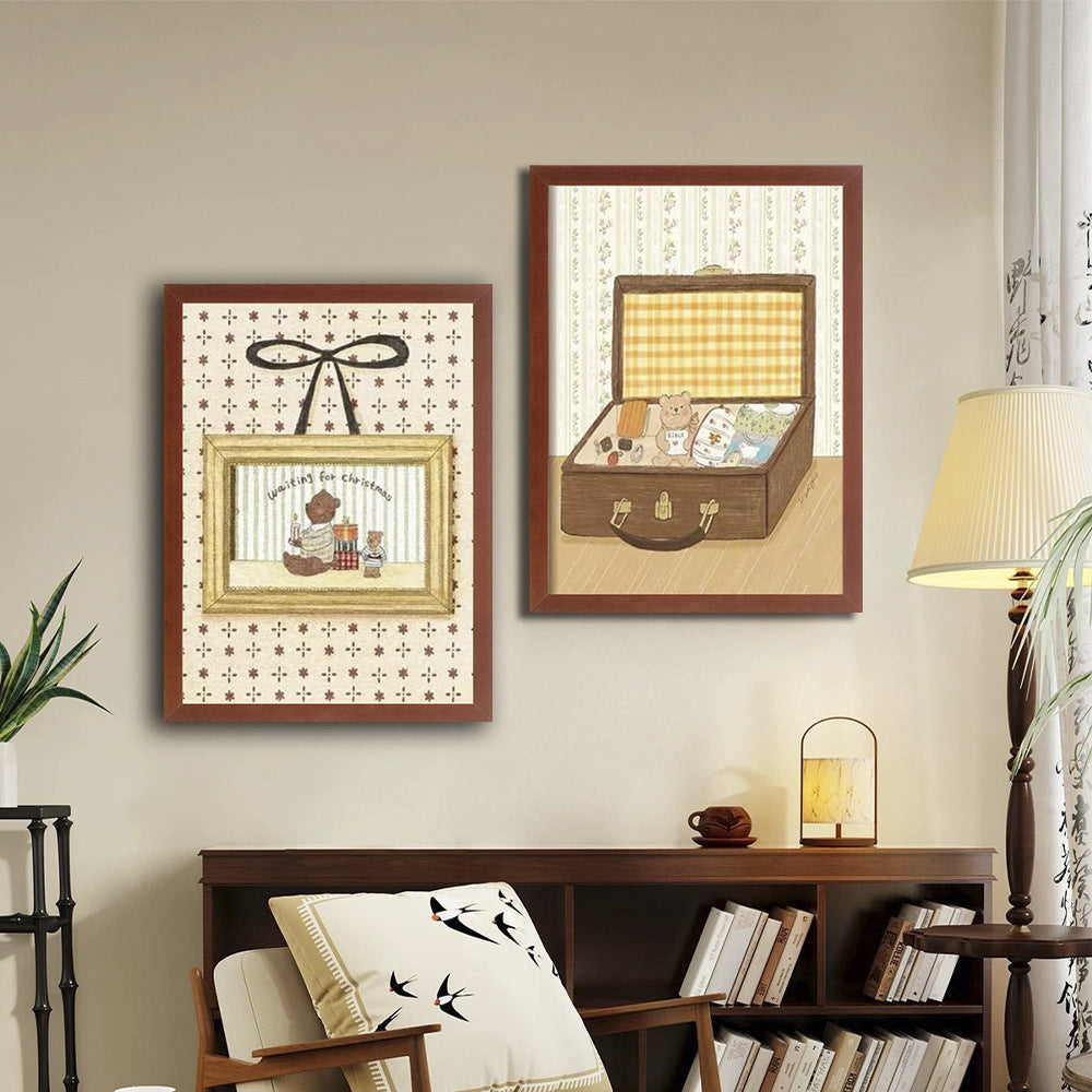 Decoratieve Gecadreerde Kunstdruk