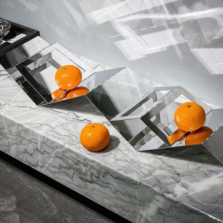 Moderne Geometrische Decoratieve Fruitkom