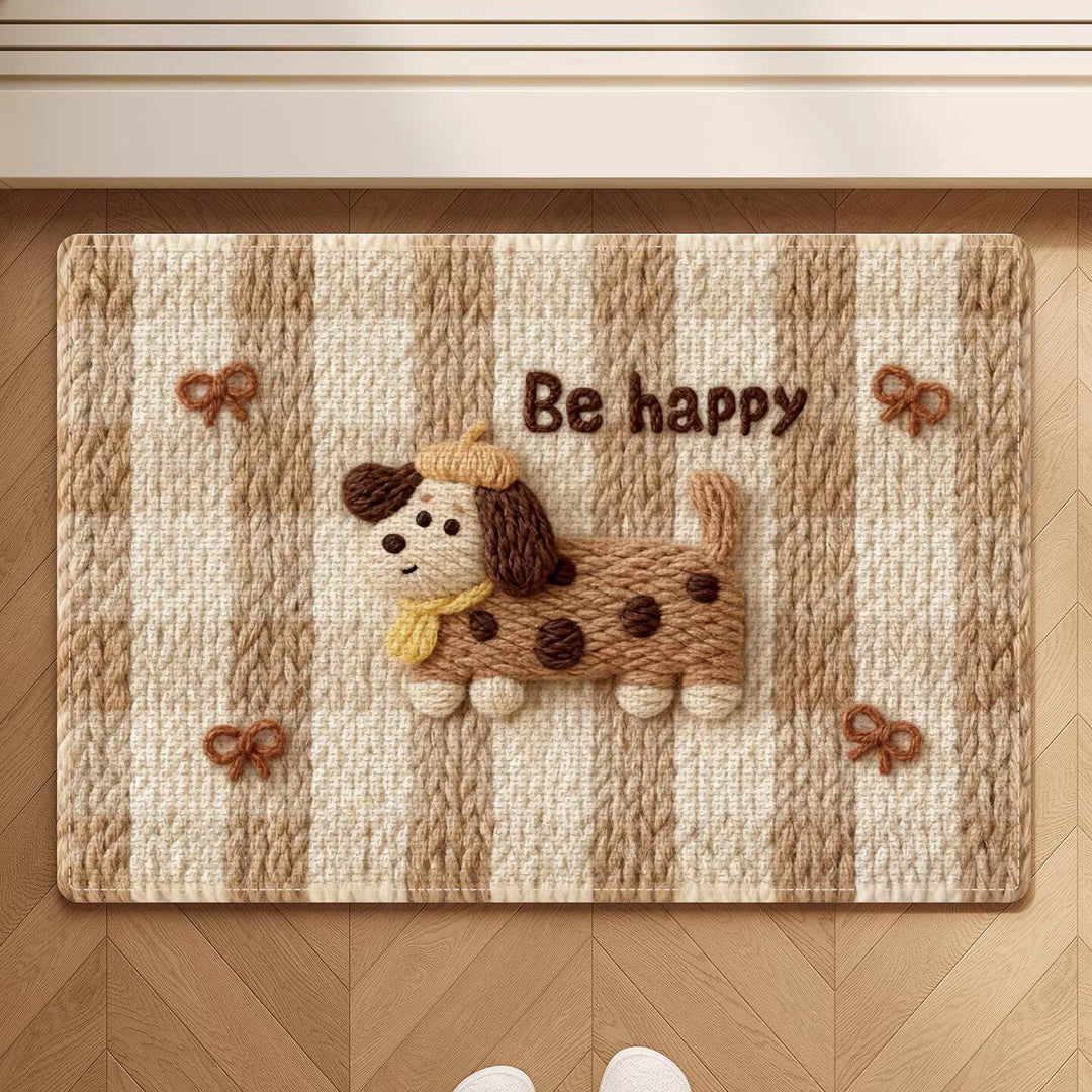 Schattige Honden-Thema Antislip Badmat