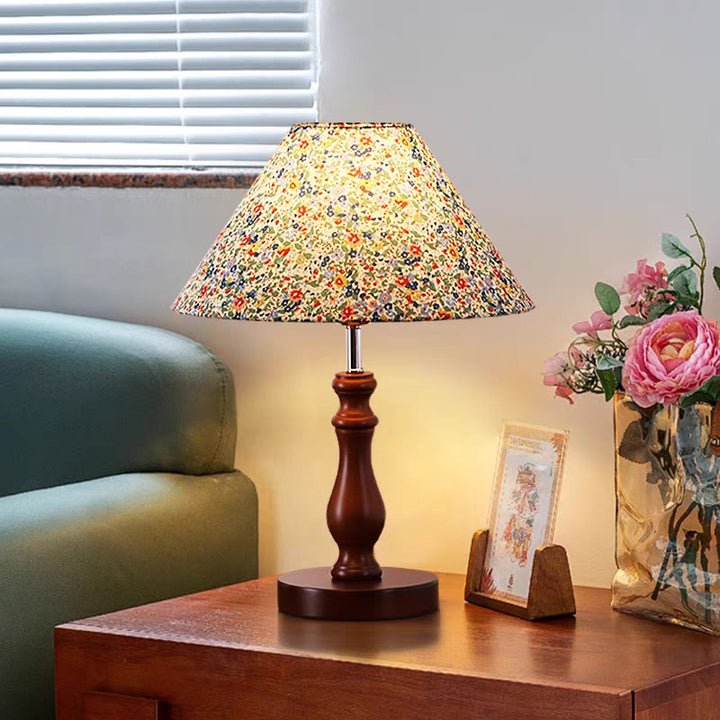Bloemmotief Nachtkastje Lamp