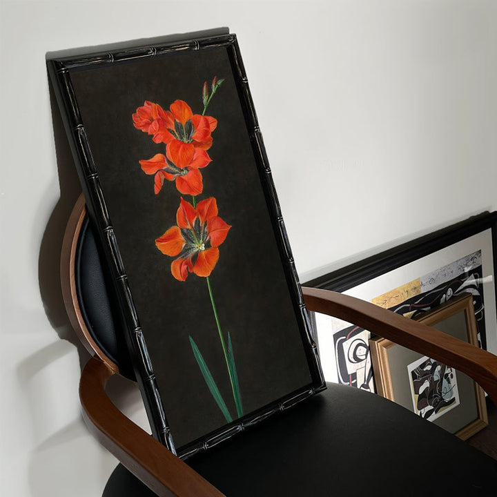 Bamboe Gecoat Wanddecoratie