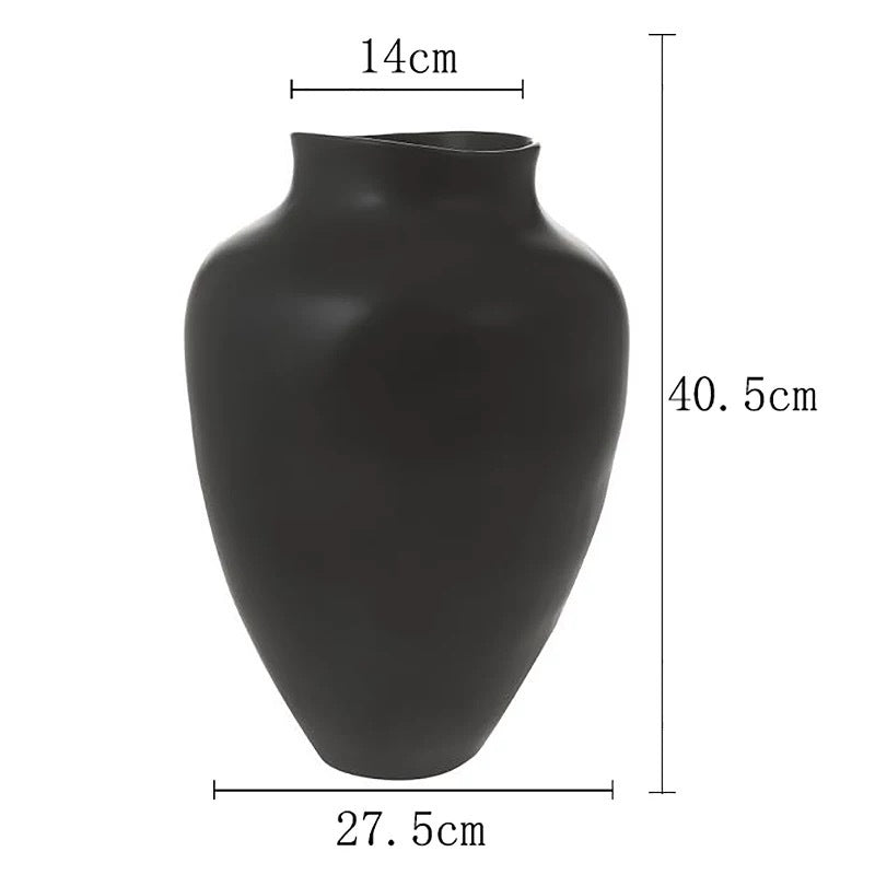 Elegante Gebogen Keramische Vaasje