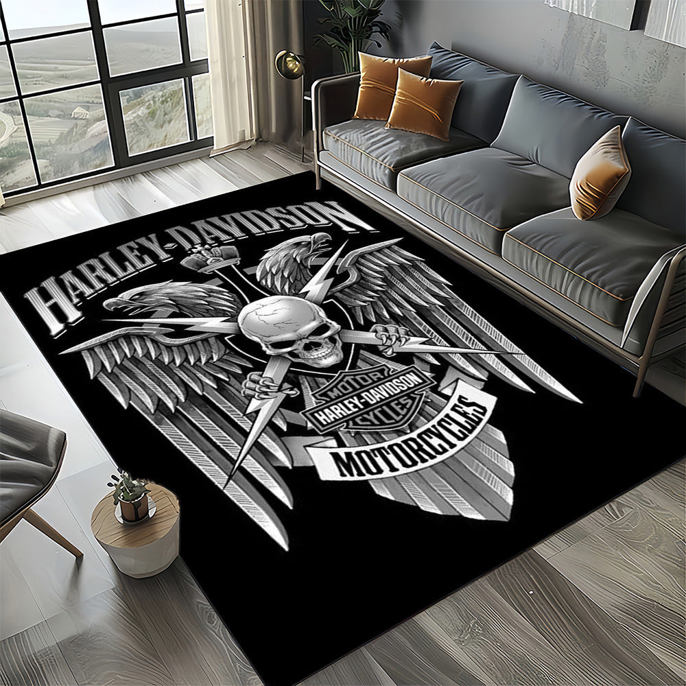 Harley Davidson Logo Vloerkleed