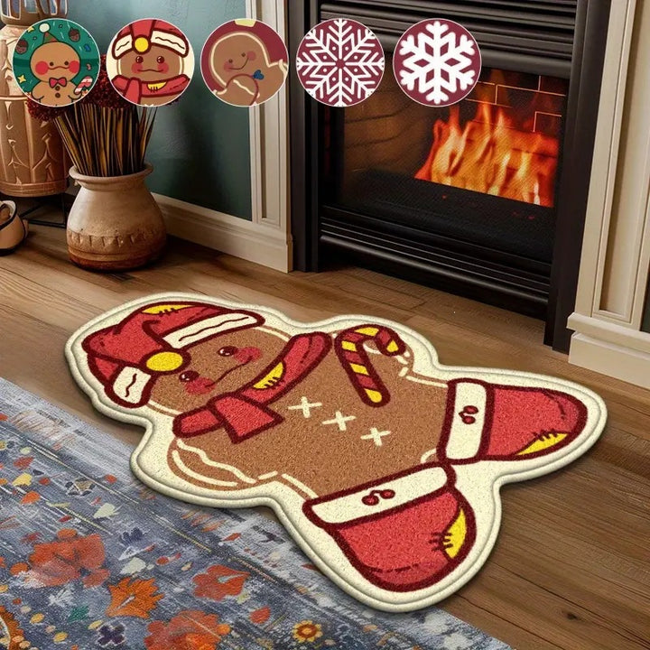 Kerstboomvormige vloerkleed