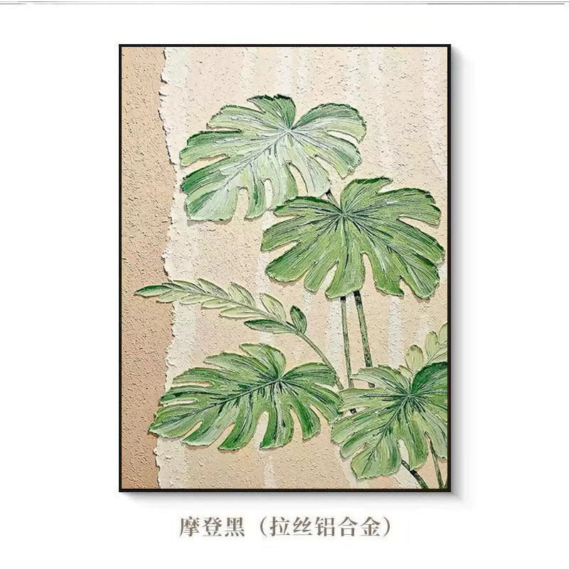 Botanische Relief Canvas Kunstwerk