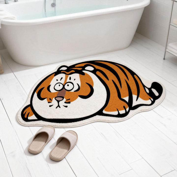 Cartoon Tiger Badmat