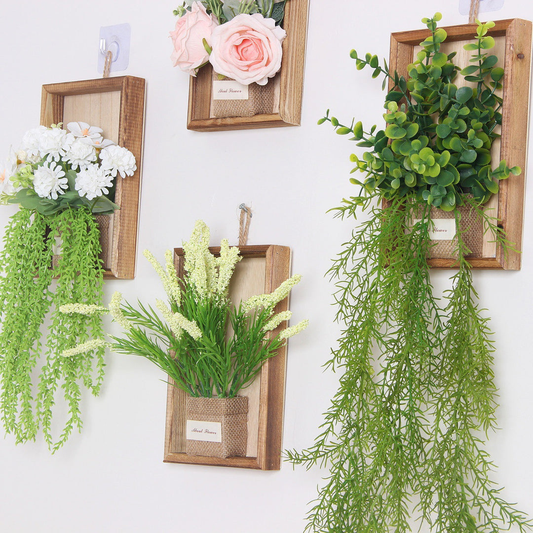 Wandgemonteerde Decoratieve Bloemrijke Hangplant