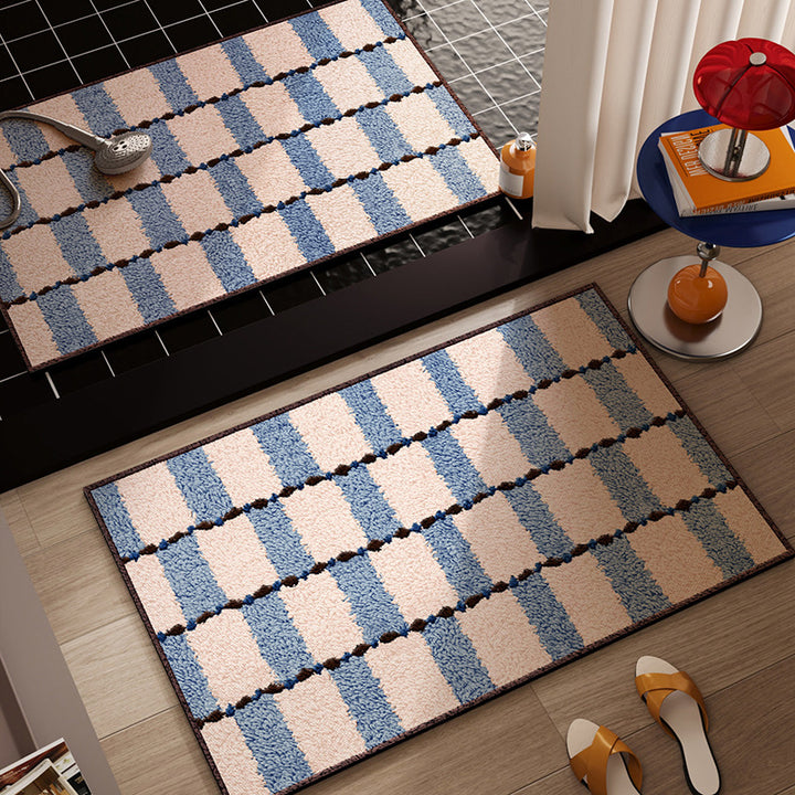 Geometrisch Patroon Antislip Badmat