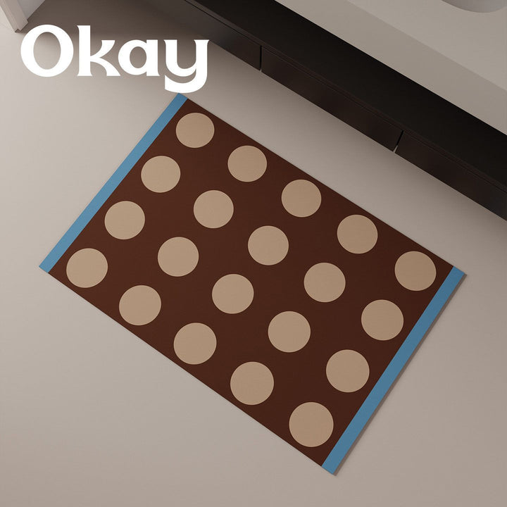 Polka Dot Patroon Badmat