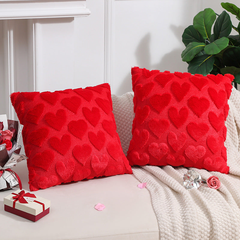 Luxueuze Hartpatroon Decoratieve Kussen