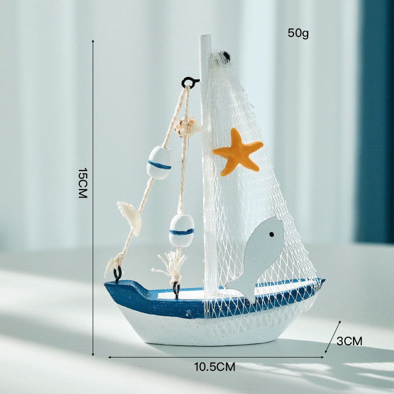 Decoratieve Zeilboot Accent