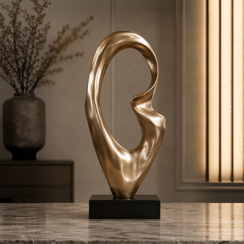 Abstracte Metalen Sculptuur