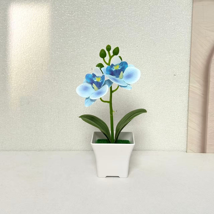 Elegante Kunstorchidee Plant Weergave voor Binnendecoratie
