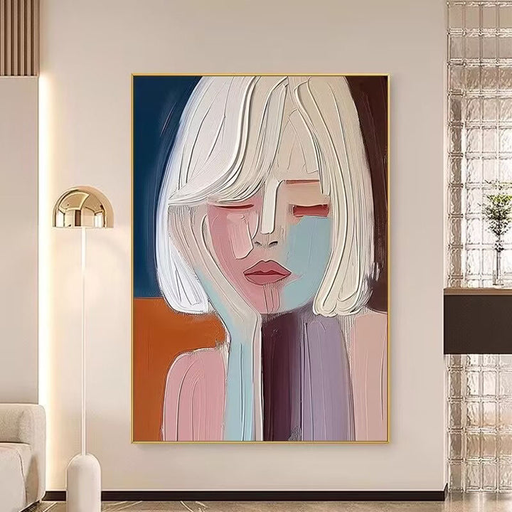 Abstract Portret Canvas Kunst