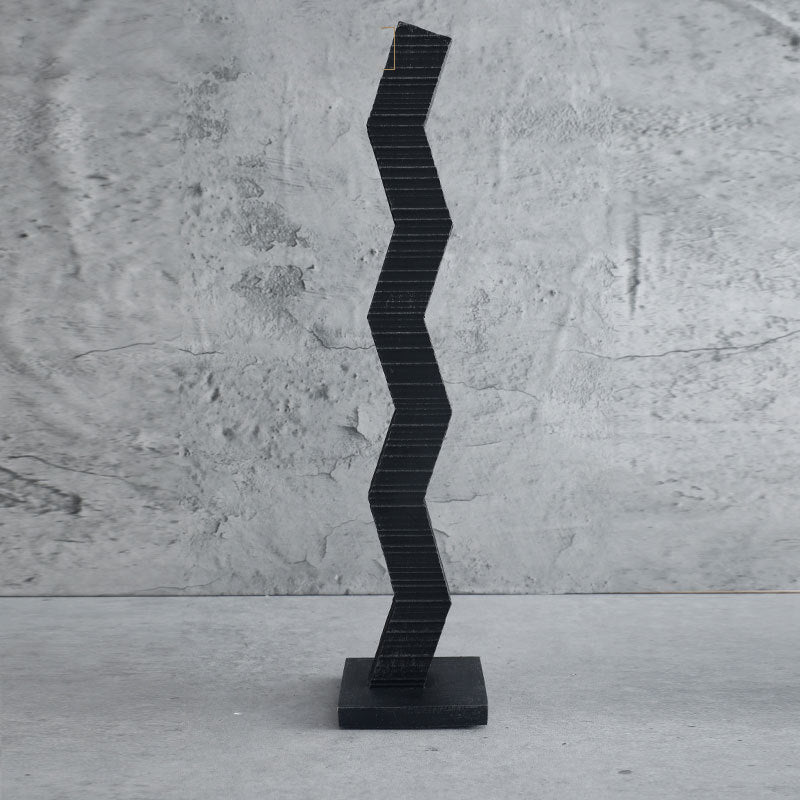 Abstract Zigzag Decoratieve Sculptuur