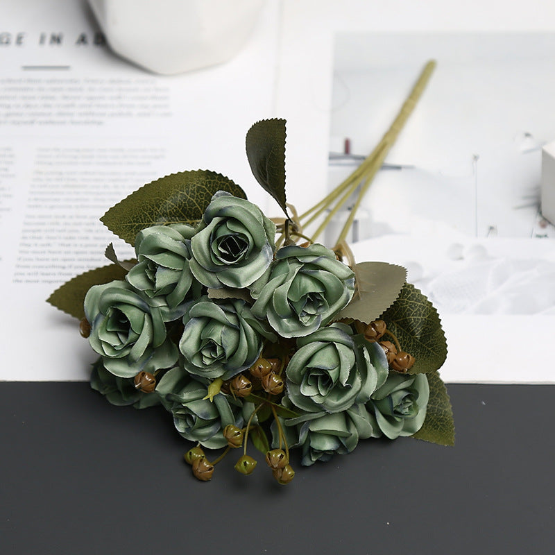 Decoratieve Zijde Rozenboeket voor Woondecoratie