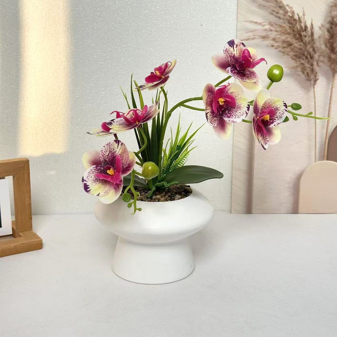 Elegante Faux Orchidee Bloemstuk Centerpiece