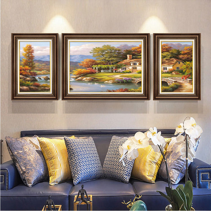 Scenic Landschap Ingemaakte Kunst Set