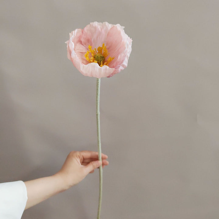 Elegante Nep Klaproos Bloem Steel