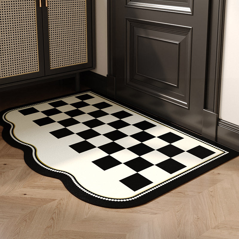 Decoratieve Checkered Deurmat voor Thuis Entree