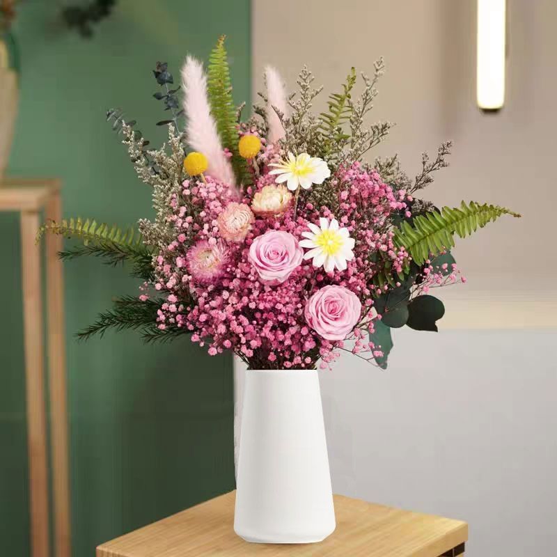 Decoratieve Gedroogde Bloemen Boeket Arrangement