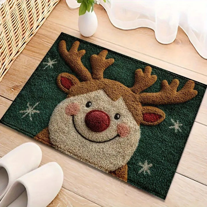 Winter-Themed Pluche Badmat