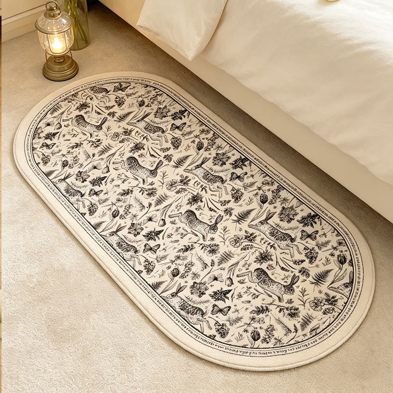 Decoratieve vloerkleed voor slaapkamer woningdecoratie
