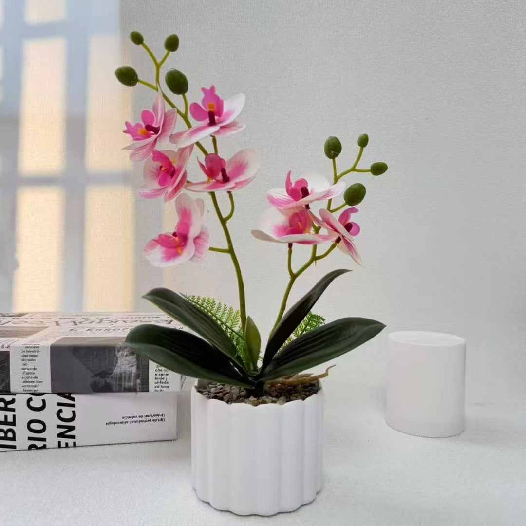 Thuis Decoratieve Kunstmatige Orchidee voor Binnen Decoratieve Weergave