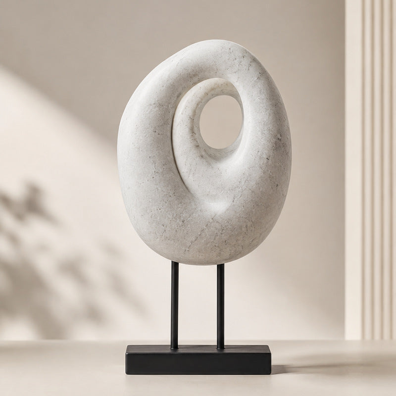 Abstract Marmeren Decoratieve Sculptuur