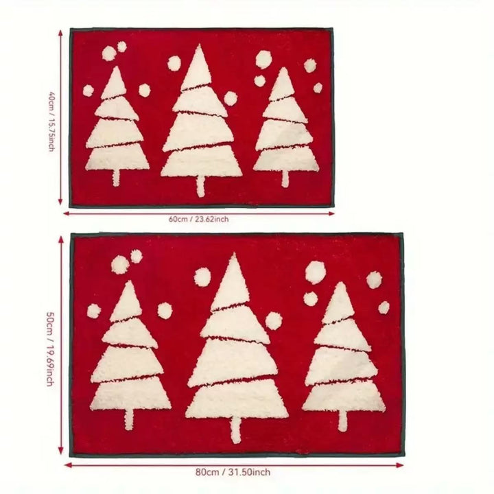 Winter-Themed Pluche Badmat