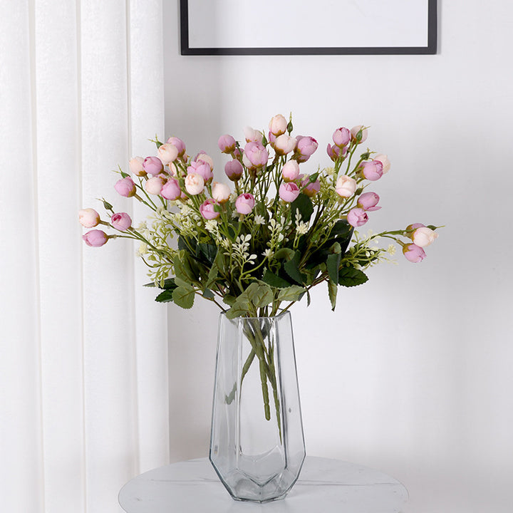 Elegante Faux Bloemen Rozensteel