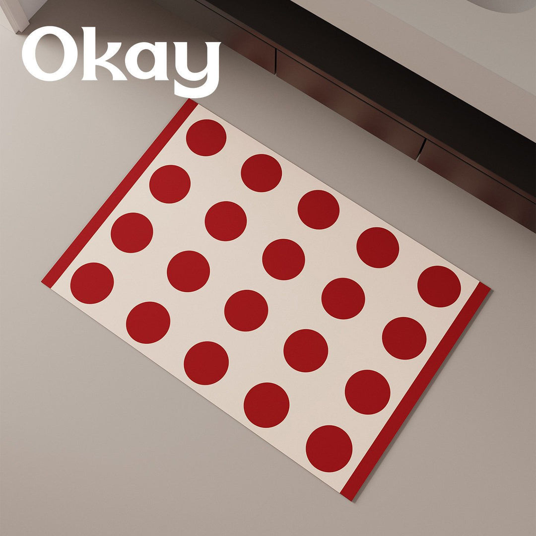 Polka Dot Patroon Badmat