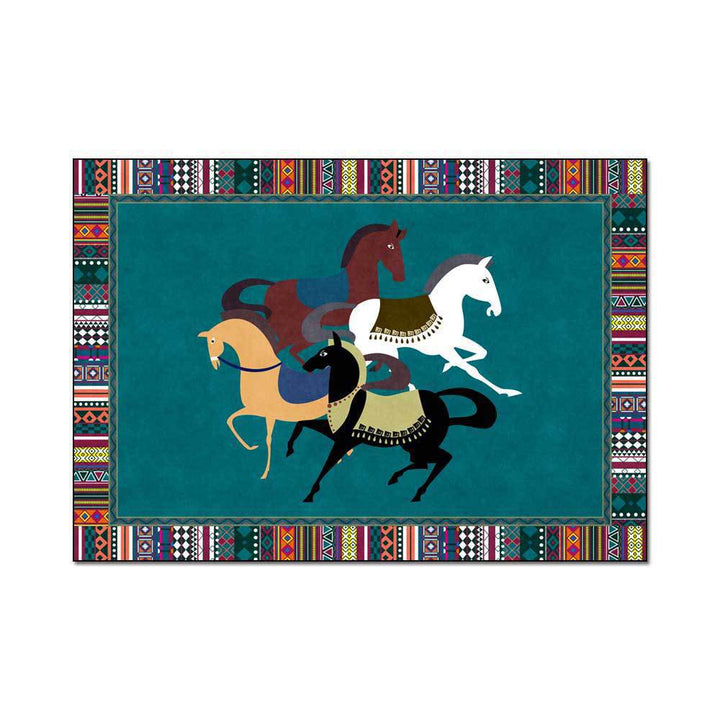 Artistiek Paard-Thema Gebiedsmat