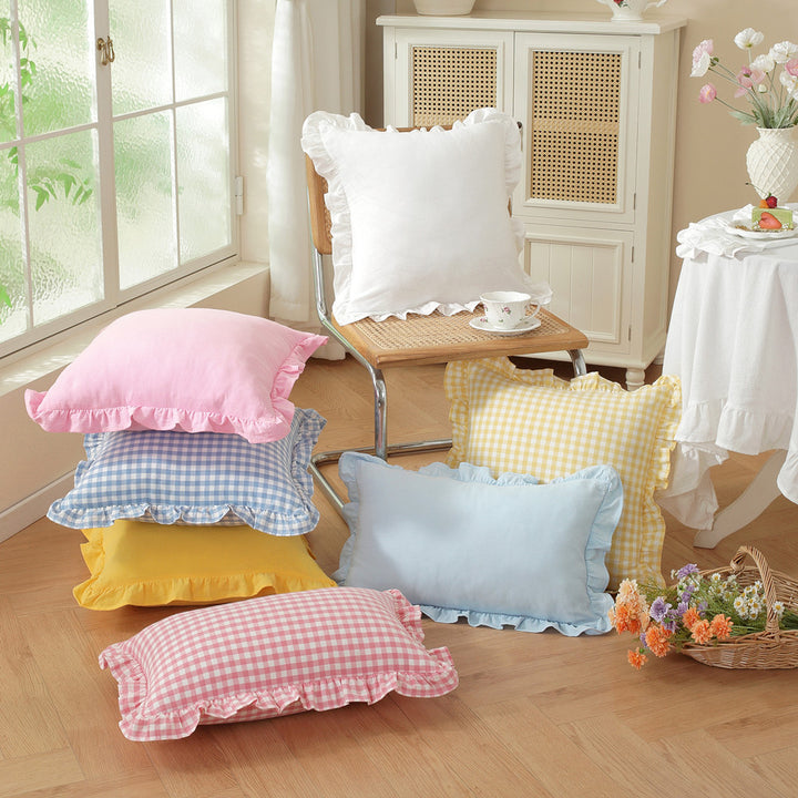 Geribbelde Decoratieve Gooi Kussen