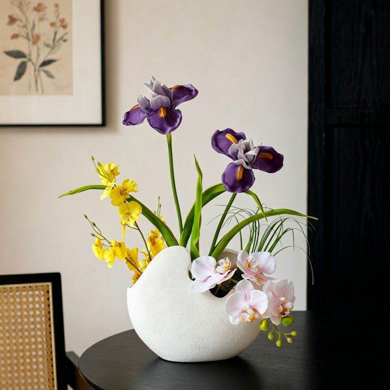 Moderne Keramische Bloemenarrangement