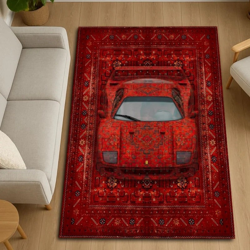 Decoratieve Auto-Thema Vloerkleed
