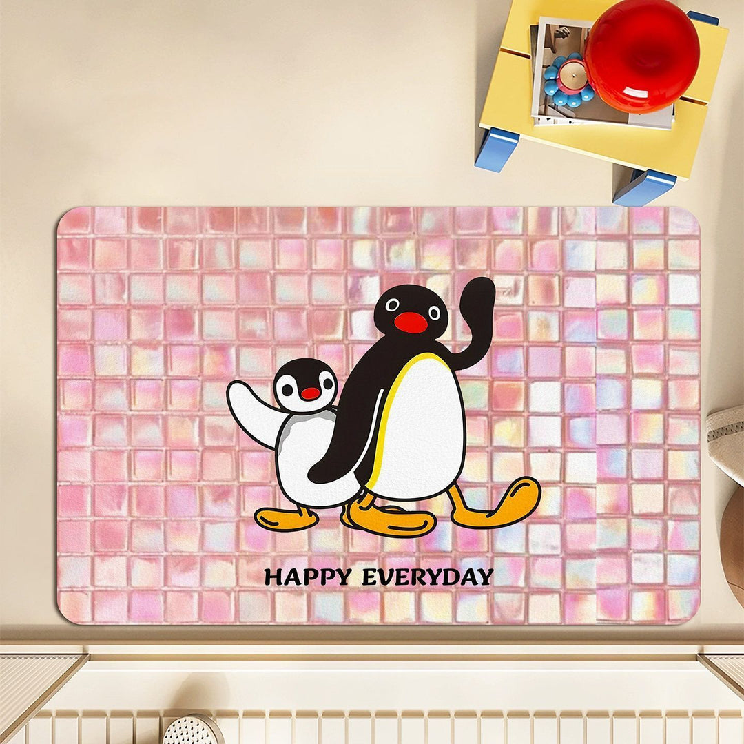 Leuke Pinguïn-Thema Deurmat